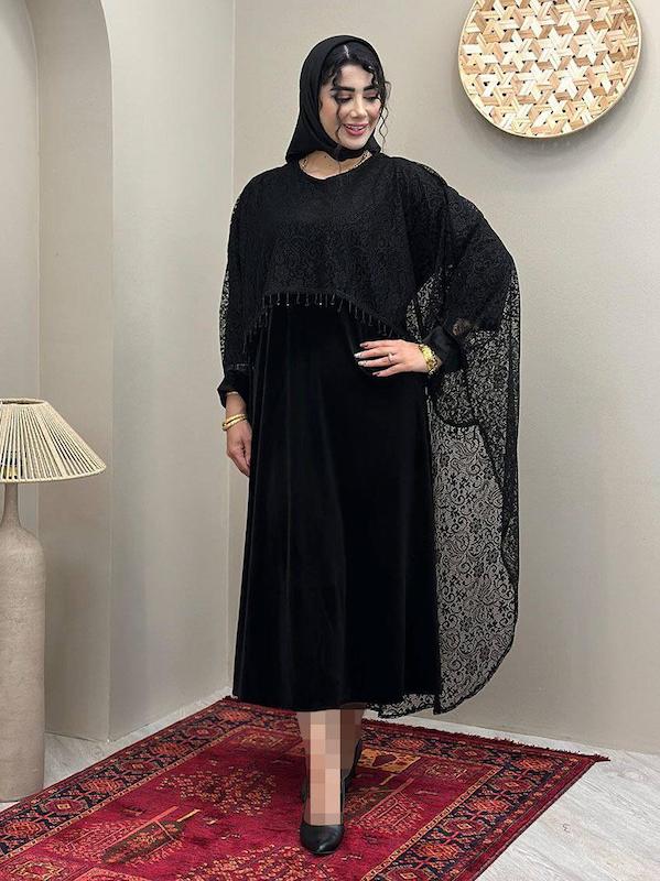 سارافون الیزه رویی دانتل با جواهر دوزی