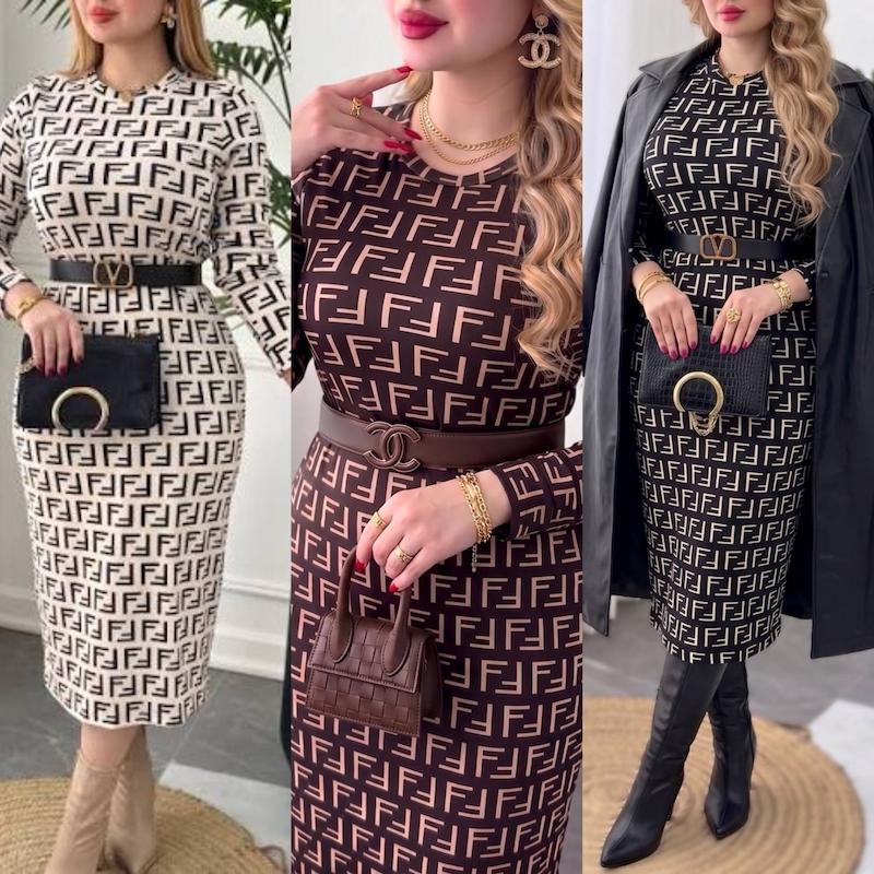 پیراهن مخمل FENDI🫀