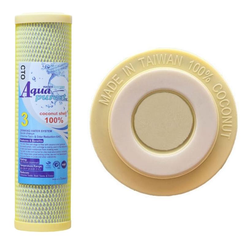 فیلتر دستگاه تصفیه آب آکوا پیورست مدل GOLDEN-NEW RO 03 مجموعه 3 عددی