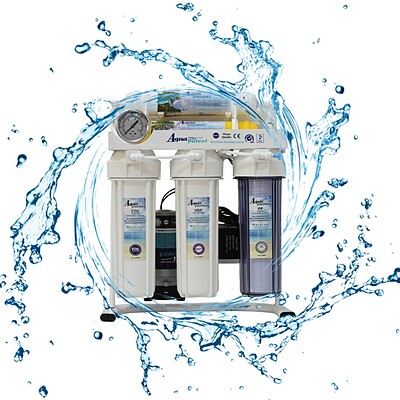 دستگاه تصفیه کننده آب آکوا پیورست مدل RO-NSF 6600 به همراه فیلتر تصفیه آب بسته 6 عددی
