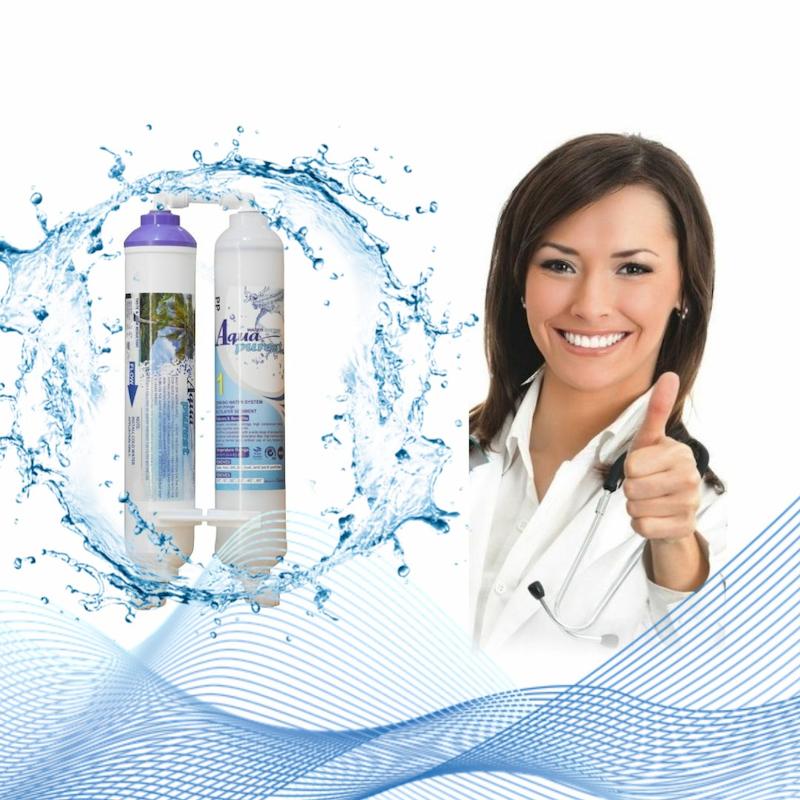 فیلتر تصفیه آب یخچال و فریزر آکوا پیورست مدل ALKALINE PP 2500G مجموعه 2 عددی