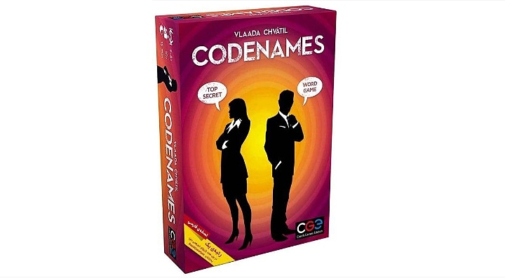 بازی فکری سی جی ای مدل کدنیمز کلمات Codenames