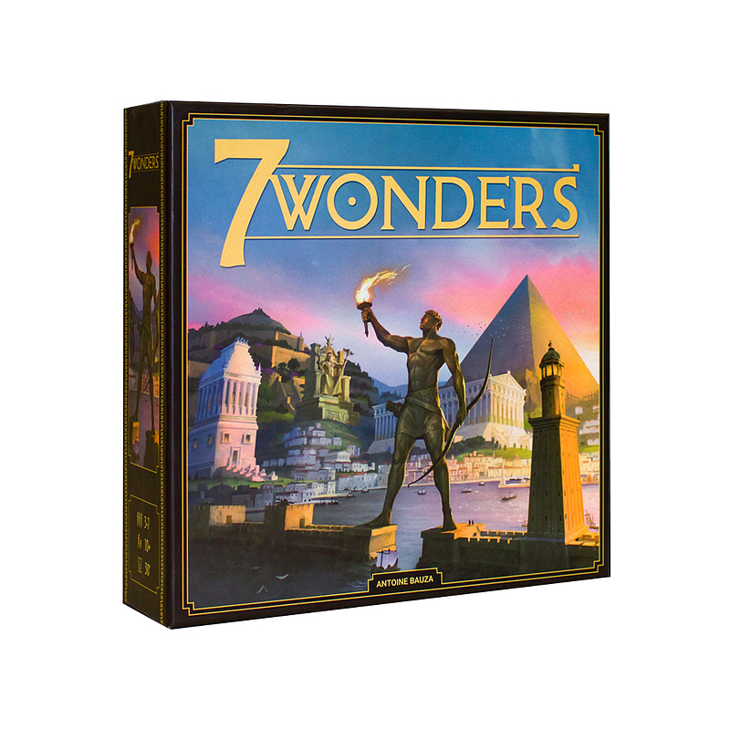 بازی فکری دهکده بردگیم مدل عجایب هفتگانه 7wonders 2020