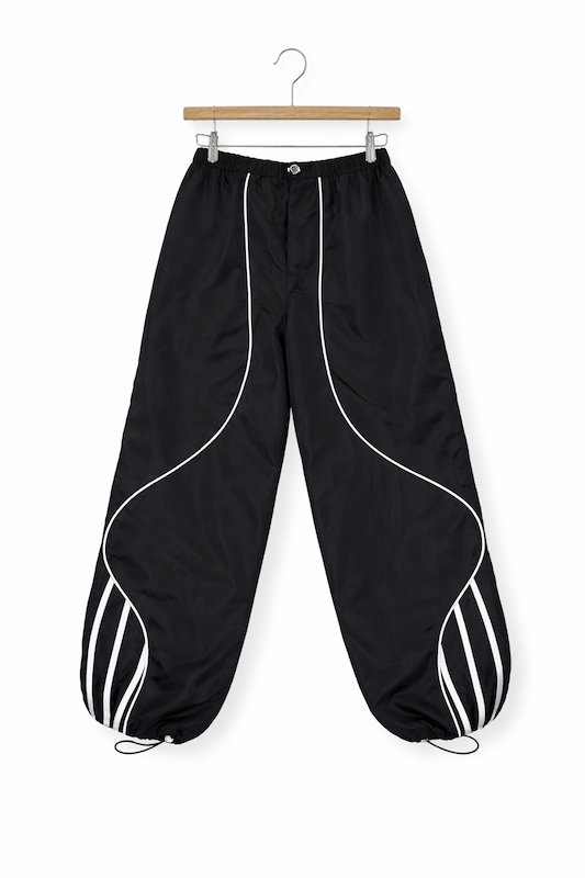 شلوار تی سی مغزی دوزی زنانه مشکی 