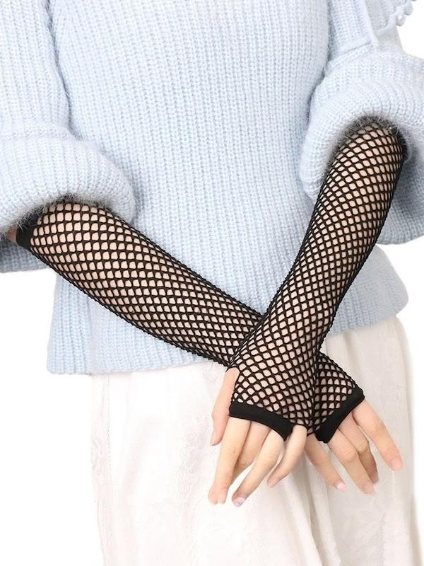 فیشنت بلند‌ سفید و مشکی  