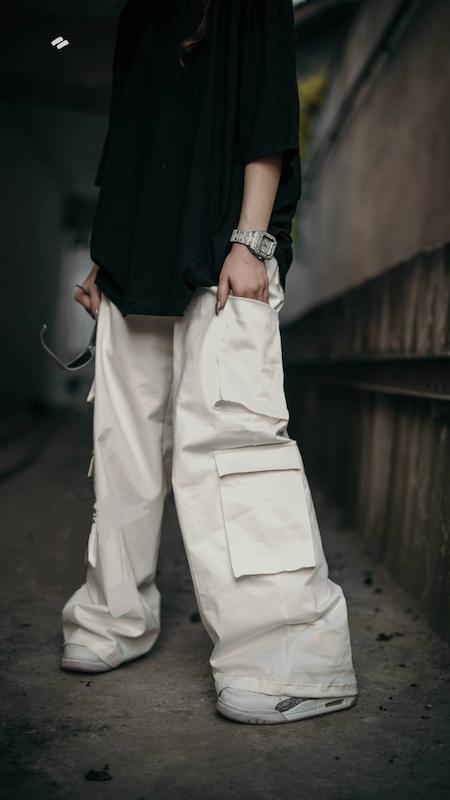 شلوارهای  کارگو رنگی اسپرت دخترانه و پسرانه 