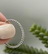 انگشتر حلقه نقره ای 