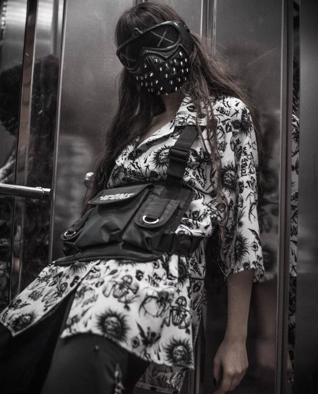 پیراهن سفید کرپ بوگاتی اورسایز 