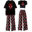  تیشرت مشکی و پیژامه شلوار اسپایدرمن دختر و پسر 