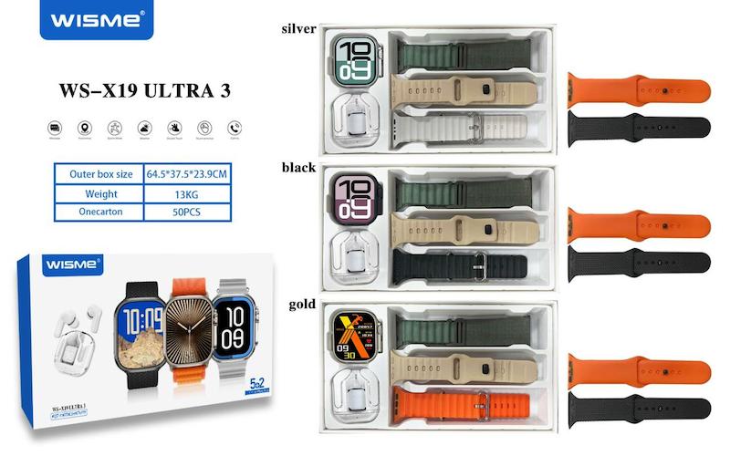 ساعت هوشمند wisme مدل wsx19 ultra3