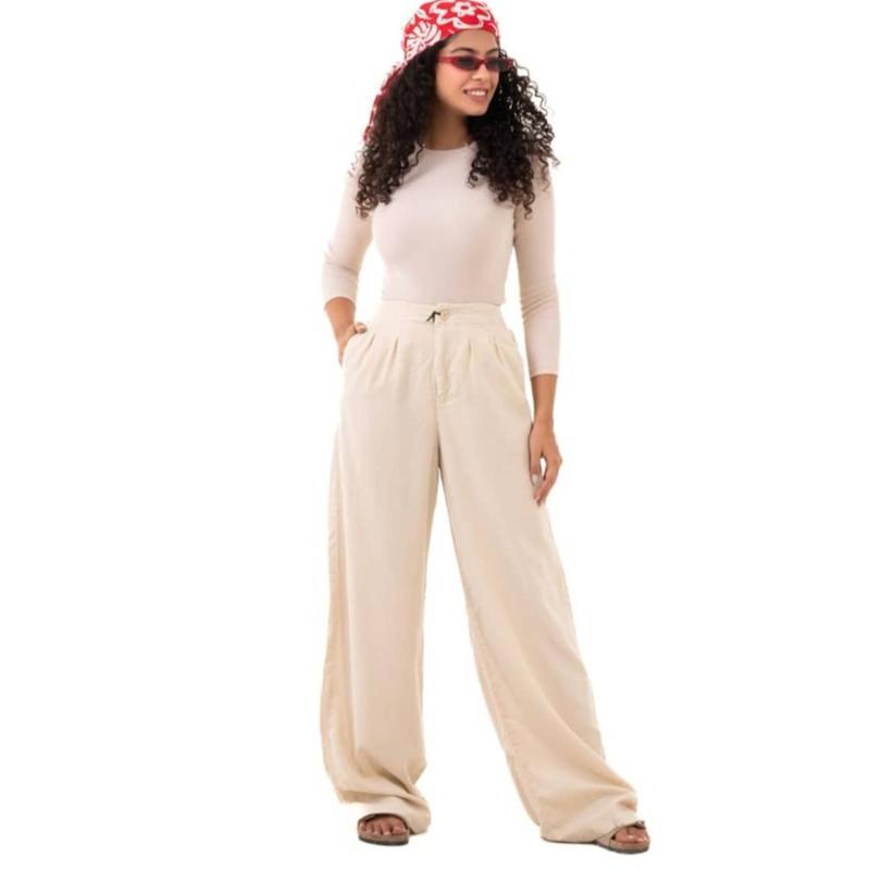 شلوار سیلیک کرم1080170