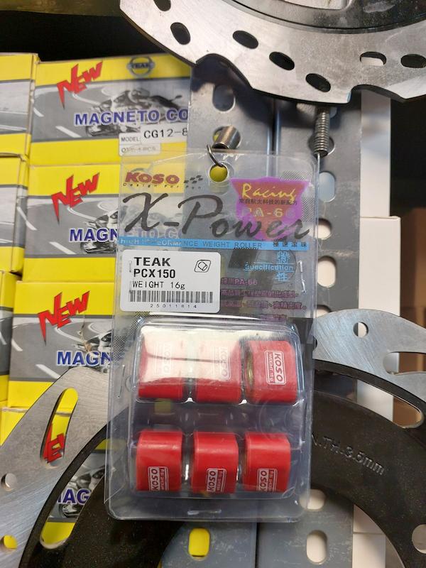 ساچمه تقویتی و شتابی KOSO مناسب تمام موتورهای اصلی PCX HUSKY NMAX XMAX
