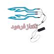 چراغ کلاه ایمنی موتور سیکلت مدل بلک لایت کد BATT-BL