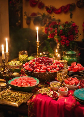 خوراکی های جذاب شب یلدا