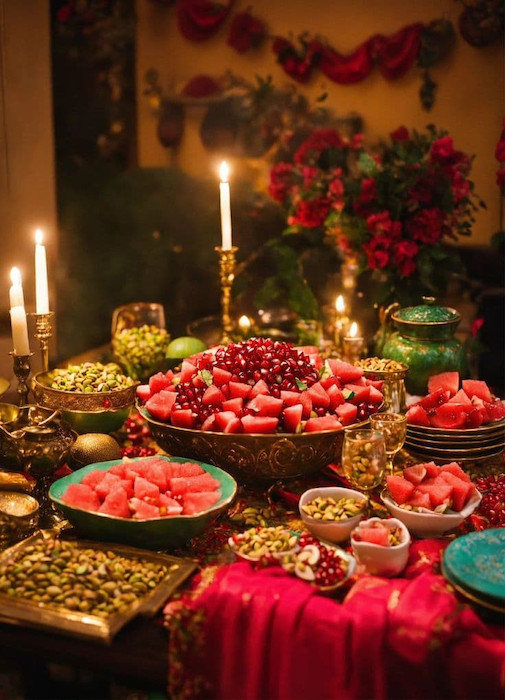 خوراکی های جذاب شب یلدا
