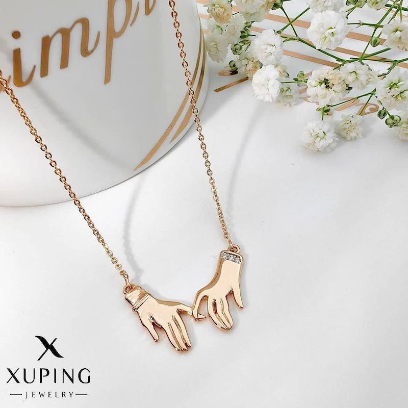 پلاک و زنجیر دست طلا بدلیجات ژوپینگ