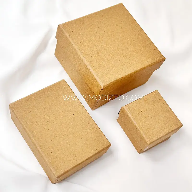 جعبه جواهرات کادویی مقوایی ساده