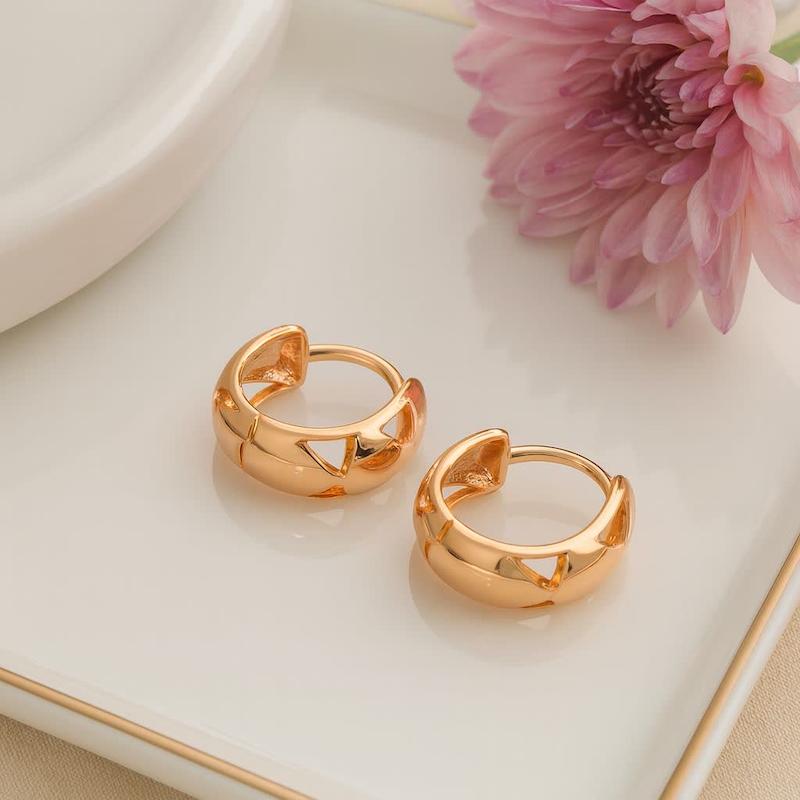 گوشواره هوپ مینیمال بدلیجات ژوپینگ