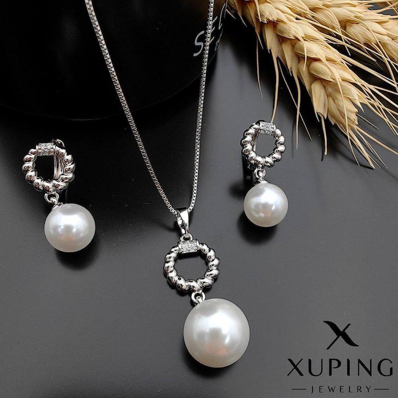 نیمست حلقه نگین و مروارید بدلیجات ژوپینگ