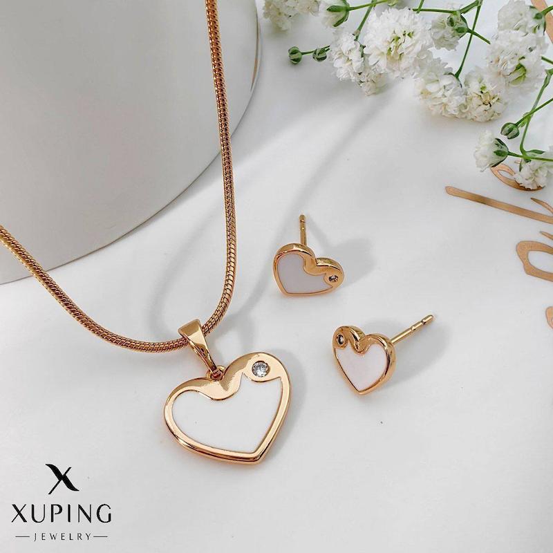 نیمست قلب نگین دار بدلیجات ژوپینگ