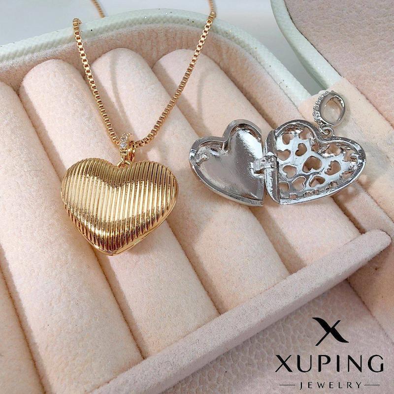 پلاک قلب نقره ای بدلیجات ژوپینگ