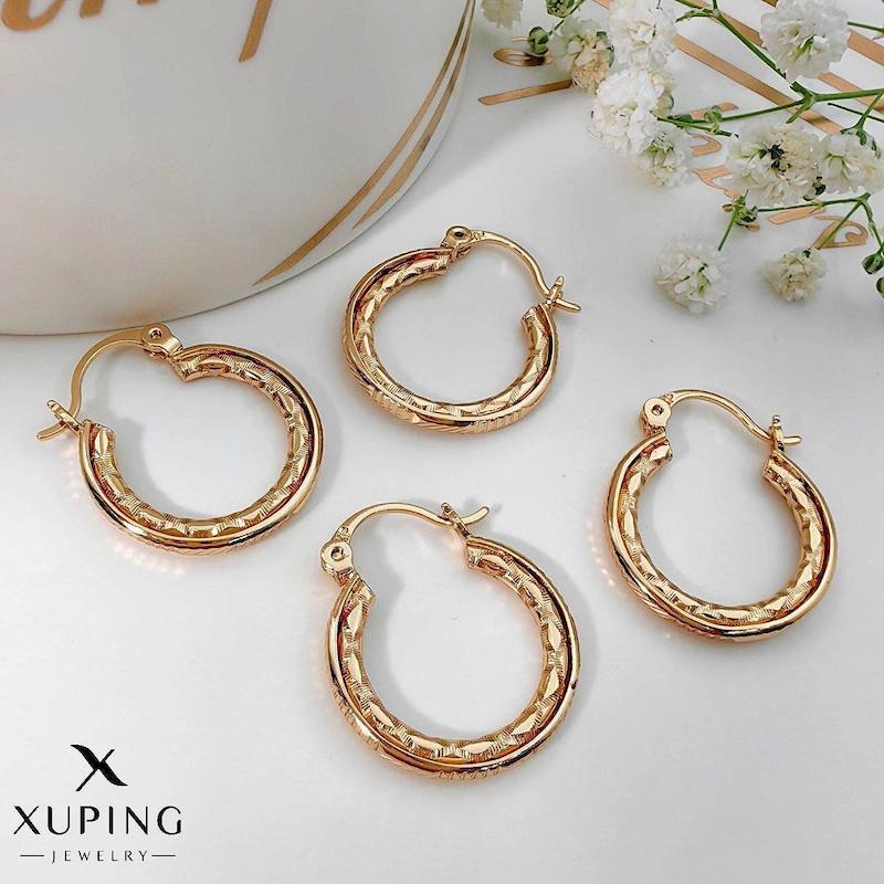 گوشواره بافت و رینگ بدلیجات ژوپینگ