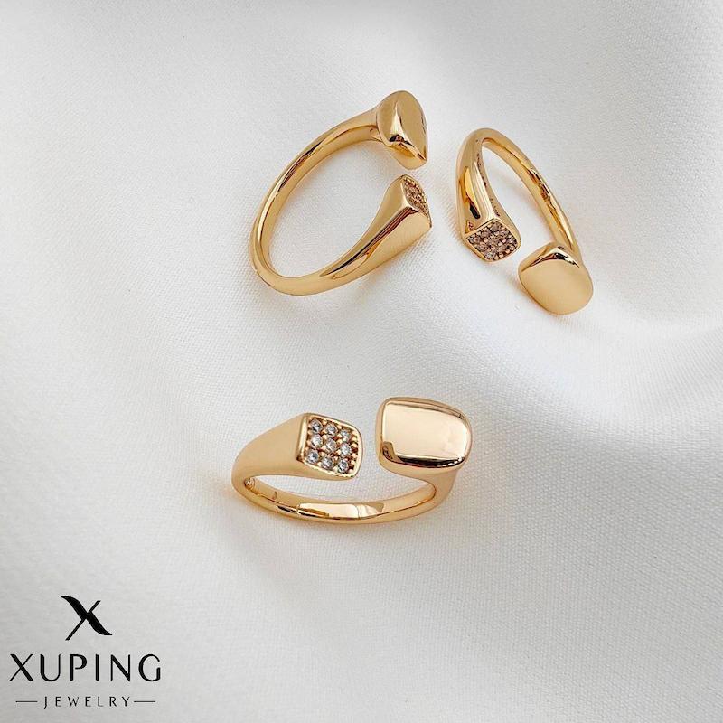 انگشتر زنانه طرح شاخ نگین دار لوکس طلانیک بدلیجات ژوپینگ