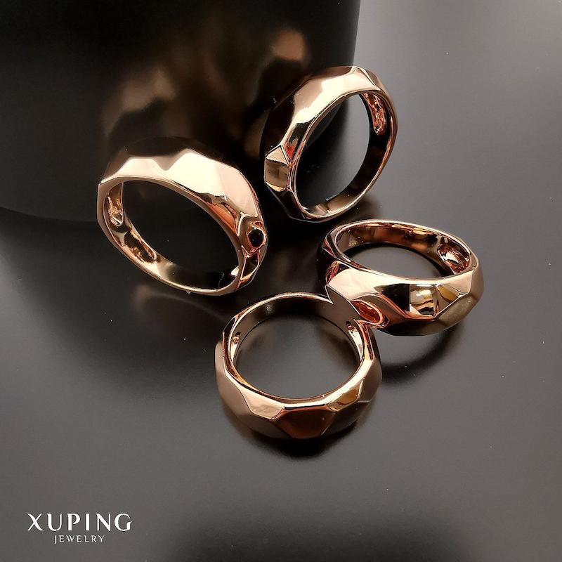 انگشتر آینه-تراش بدلیجات طلایی طلانیک ژوپینگ با طراحی لوکس و ضدحساسیت