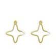 گوشواره طلا 18 عیار زنانه مدل ستاره کد R293