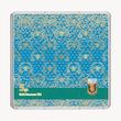 شمش طلا 18 عیار طلاشاپ مدل اسلیمی کد BRF10042