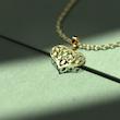 گردنبند طلا 18 عیار زنانه مدل قلب کد R205