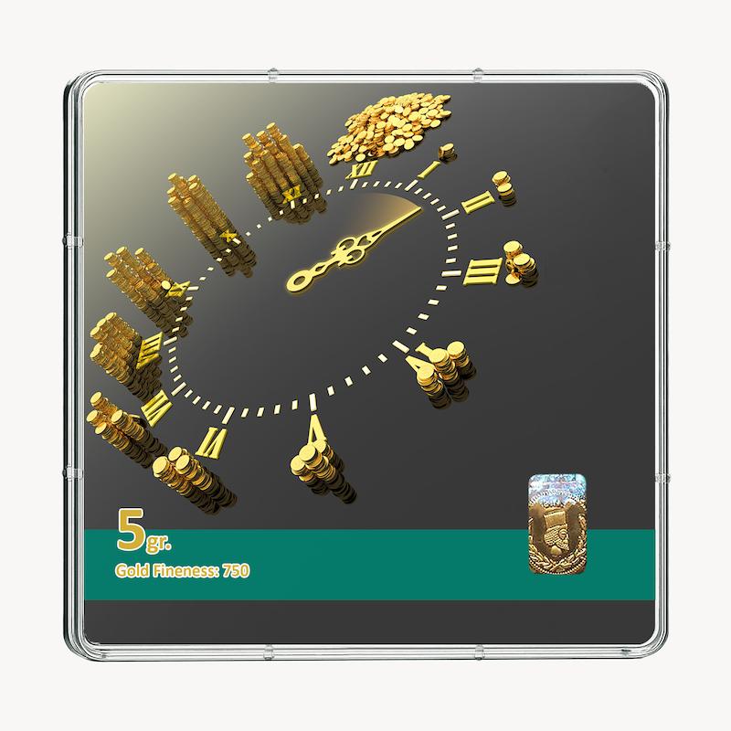 شمش طلا 18 عیار طلاشاپ مدل سکه و شمش کد BRF10008