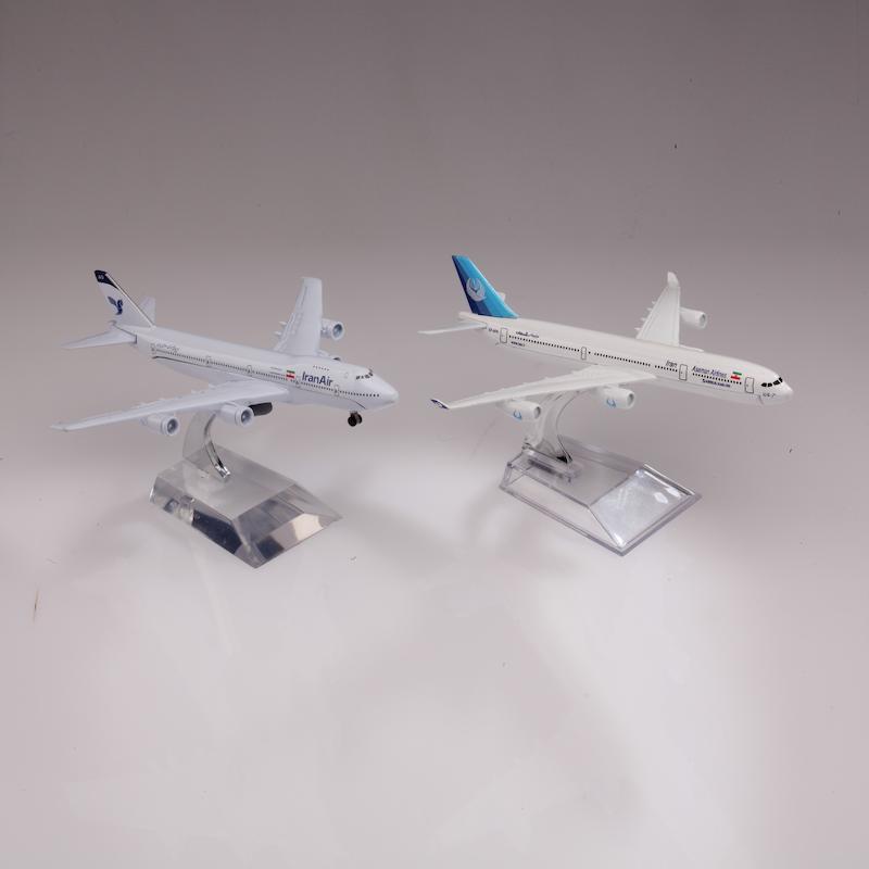 ماکت هواپیمای فلزی با چاپ لوگو