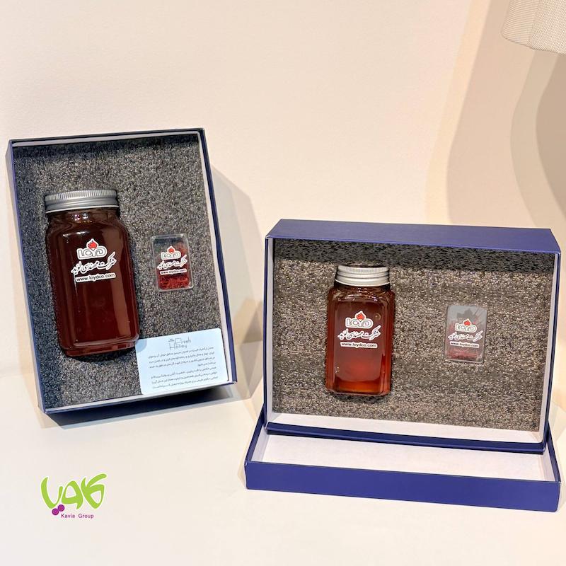 ست عسل ارگانیک  و زعفران  سوپر درجه یک 