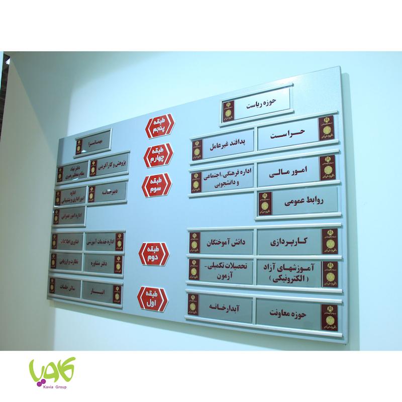 تابلو راهنمای طبقات 