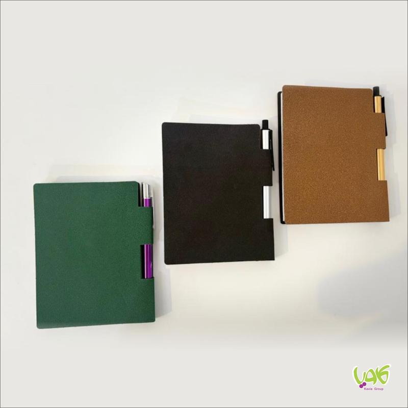 دفترچه مدیریتی همراه با خودکار فلزی درجه یک