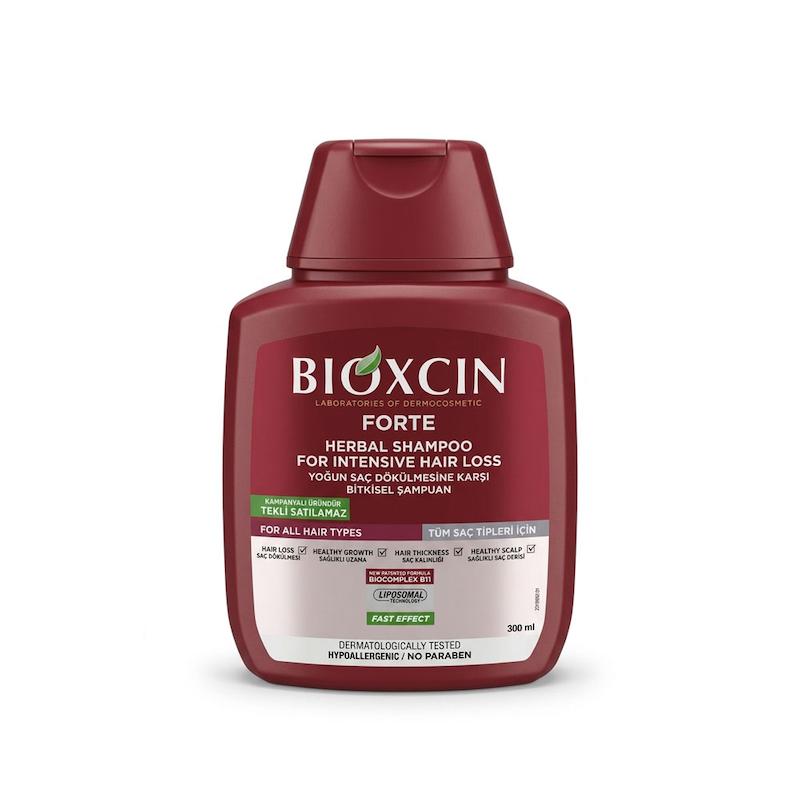 شامپو ضد ریزش قوی بیوکسین Bioxcin مدل Forte حجم ۳۰۰ میلی‌لیتر