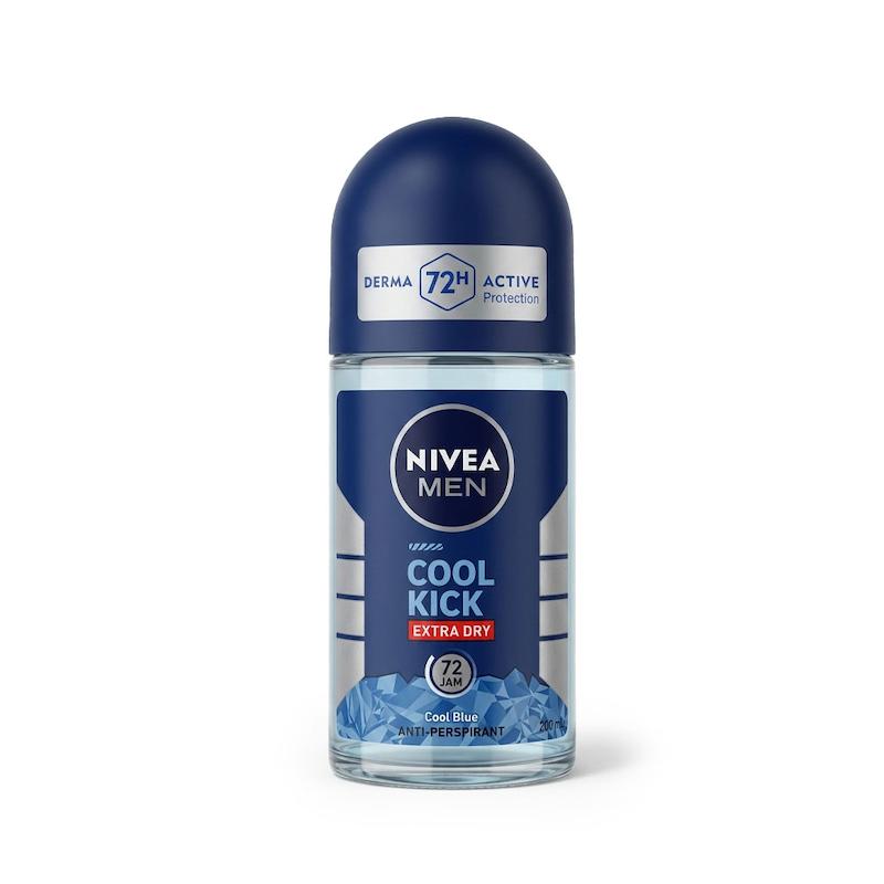 رول ضد تعریق مردانه نیوآ Nivea Men مدل Cool kick cool blue حجم ۵۰ میلی‌لیتر