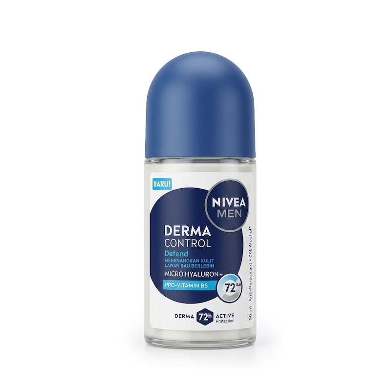 رول ضد تعریق مردانه نیوآ Nivea Men مدل Derma Control Defend  حجم ۵۰ میلی‌لیتر