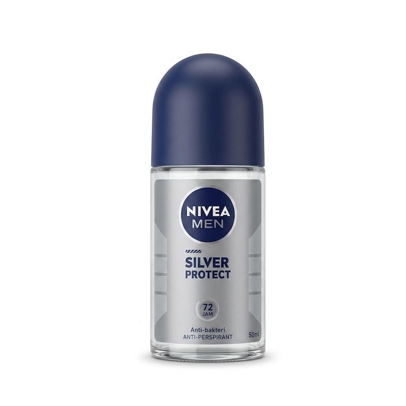 رول ضد تعریق مردانه نیوآ Nivea Men مدل Silver Protect حجم ۵۰ میلی‌لیتر