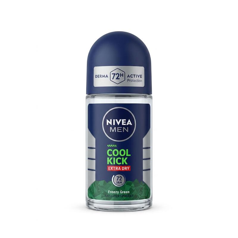 رول ضد تعریق مردانه نیوآ Nivea Men مدل Freezy green Cool Kick حجم ۵۰ میلی‌لیتر