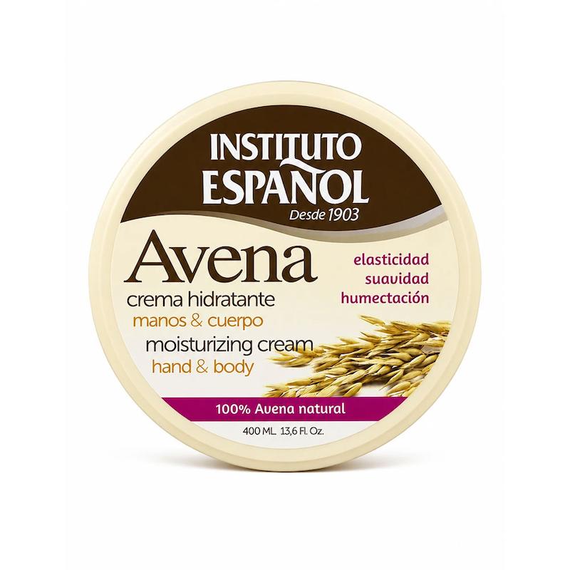 کرم مرطوب‌کننده دست و بدن انستیتو اسپانول Instituto Español مدل Avena حجم ۴۰۰ میلی‌لیتر