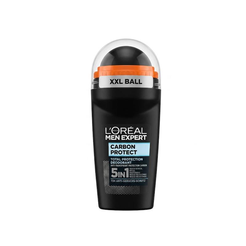 رول ضد تعریق مردانه لورآل Loreal مدل Men Expert Carbon Protect با رایحه خنک مناسب برای انواع پوست حجم 50 میلی لیتر