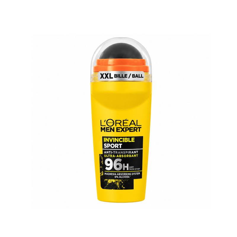 رول ضد تعریق مردانه لورآل Loreal مدل Men Expert Invincible Sport با ماندگاری 96 ساعته حجم 50 میلی لیتر