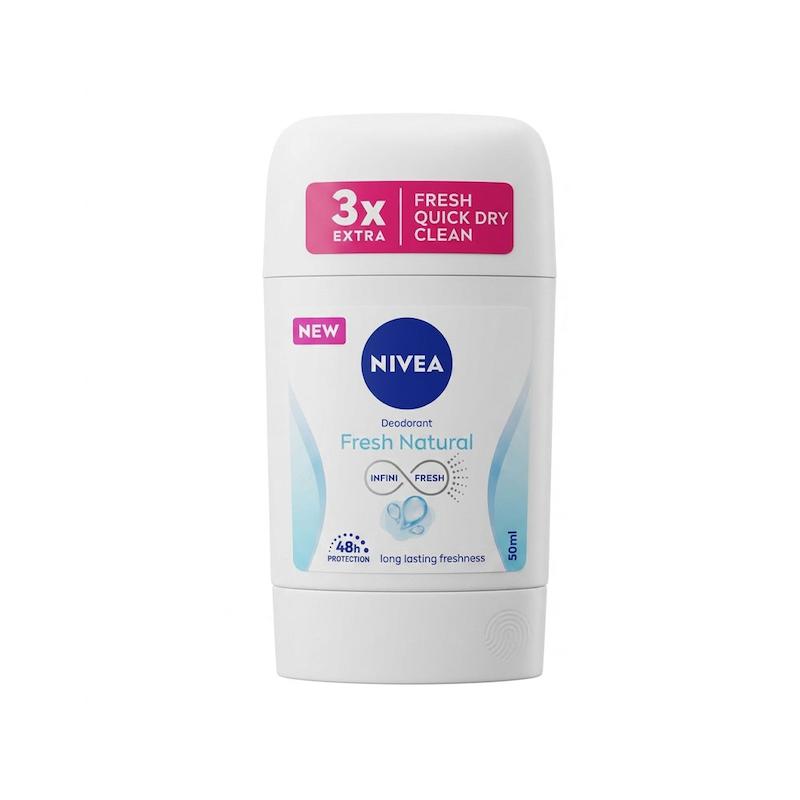 استیک دئودورانت زنانه نیوآ Nivea مدل Fresh Natural با ماندگاری 48 ساعته حجم 50 میلی‌لیتر