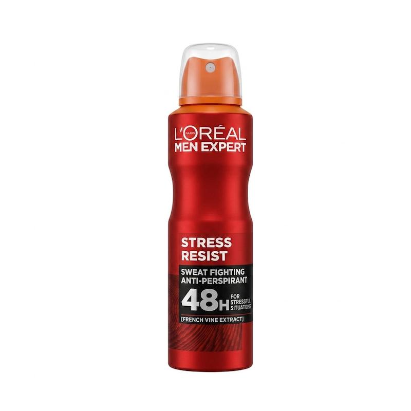 اسپری ضد تعریق لورآل Loreal سری Men Expert مدل Stress Resist حجم 250 میلی لیتر