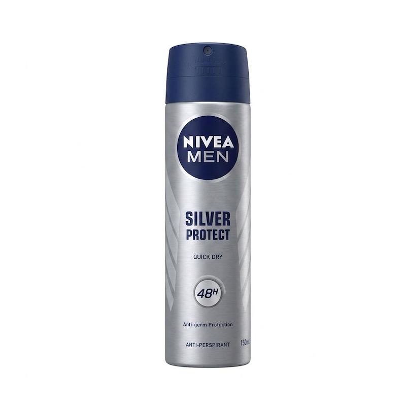 اسپری ضد تعریق مردانه نیوآ Nivea مدل Silver Protect حجم 150 میلی لیتر