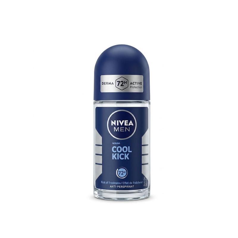 رول ضد تعریق مردانه نیوآ Nivea مدل Cool Kick حجم 50 میلی‌لیتر (72 ساعته)