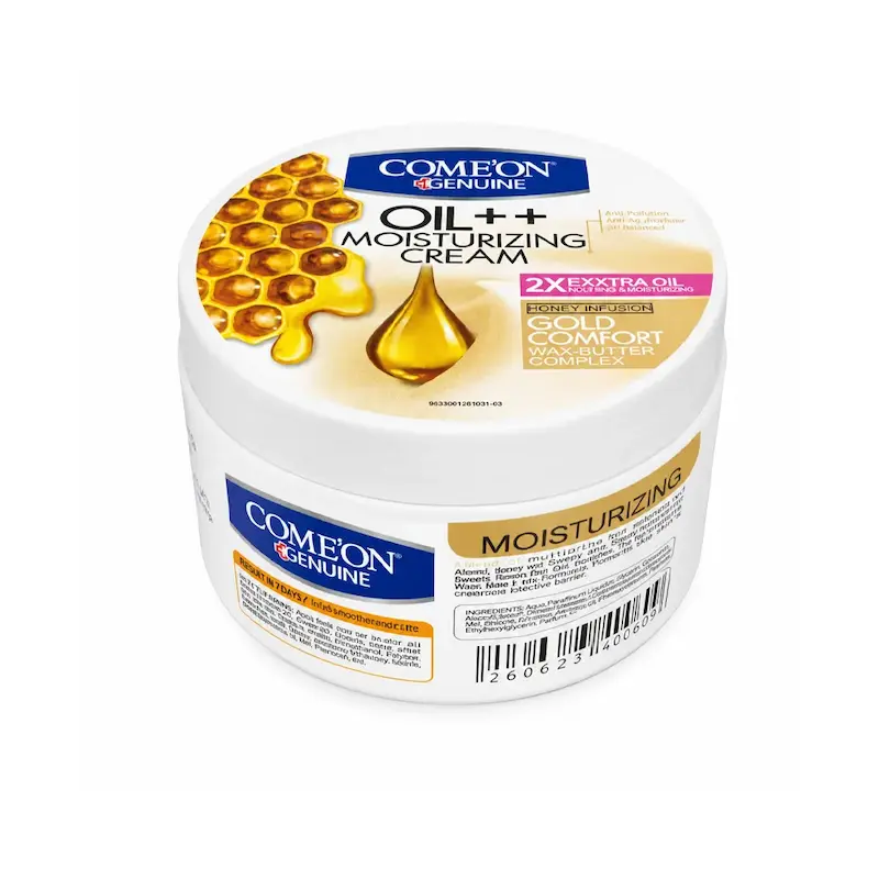 کرم مرطوب‌کننده کامان مدل Come’on Honey Gold Comfort حجم 250 میلی‌لیتر