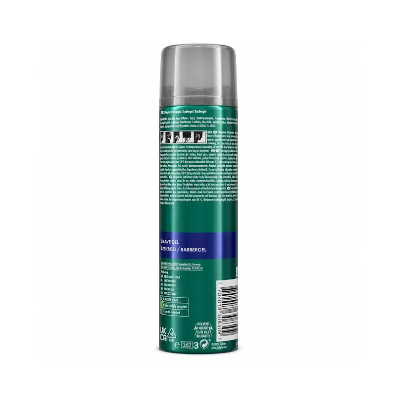 ژل اصلاح ژیلت Gillette مدل Mach3 Extra Comfort حجم 200 میلی‌لیتر